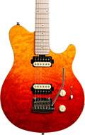 Music Man Sterling Sub Axis Quilted Maple Spectrum Red Maple Fingerboard