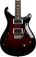 PRS Limited Edition CE24 Semi Hollow Custom Colour Fire Red Burst #0330155