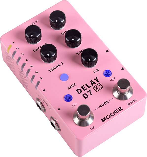 Mooer D7 X2 Delay Pedal