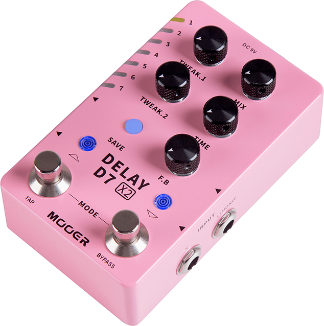 ギター MOOER DELAY D7 X2 9/30 16:00まで 5% OFF!】Mooer D7 X2 DELAY