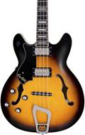 Hagstrom Viking Bass Short Scale Tobacco Sunburst Left Handed