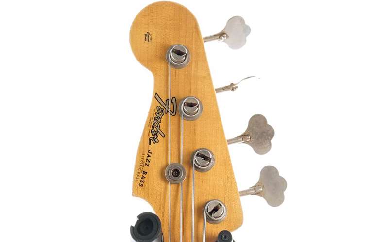 Fender Custom Shop 1962 Jazz Bass Relic Aged Black Rosewood Fingerboard Left Handed #CZ574122 Fender Custom Shop 1962 Jazz Bass Relic Aged Black Rosewood Fingerboard Left Handed #CZ574122