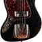 Fender Custom Shop 1962 Jazz Bass Relic Aged Black Rosewood Fingerboard Left Handed #CZ574122 