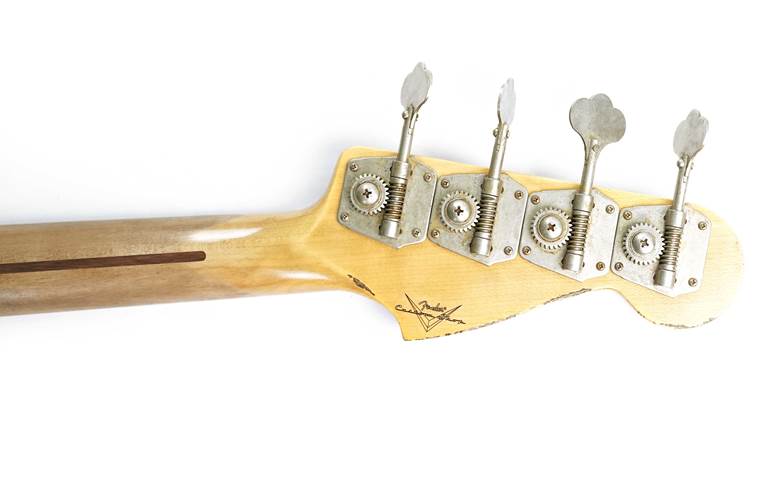 Fender Custom Shop 1958 Precision Bass Heavy Relic 3 Colour Sunburst Rosewood Fingerboard Left Handed #CZ574097 Fender Custom Shop 1958 Precision Bass Heavy Relic 3 Colour Sunburst Rosewood Fingerboard Left Handed #CZ574097