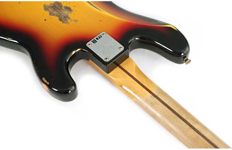 Fender Custom Shop 1958 Precision Bass Heavy Relic 3 Colour Sunburst Rosewood Fingerboard Left Handed #CZ574097 Fender Custom Shop 1958 Precision Bass Heavy Relic 3 Colour Sunburst Rosewood Fingerboard Left Handed #CZ574097