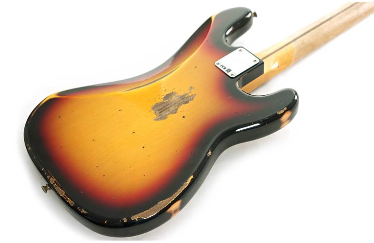 Fender Custom Shop 1958 Precision Bass Heavy Relic 3 Colour Sunburst Rosewood Fingerboard Left Handed #CZ574097 Fender Custom Shop 1958 Precision Bass Heavy Relic 3 Colour Sunburst Rosewood Fingerboard Left Handed #CZ574097