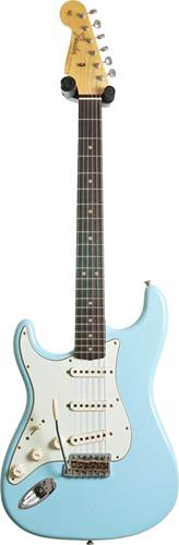 Fender Custom Shop 1964 Stratocaster Jounrneyman Relic Faded Aged Daphne Blue Rosewood Fingerboard Left Handed #CZ573643