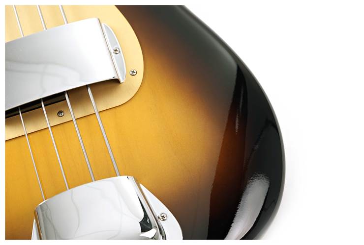 Fender Custom Shop 1957 Vintage Custom Precision Bass Time Capsule Wide Fade 2 Colour Sunburst Left Handed #R133863 Fender Custom Shop 1957 Vintage Custom Precision Bass Time Capsule Wide Fade 2 Colour Sunburst Left Handed #R133863