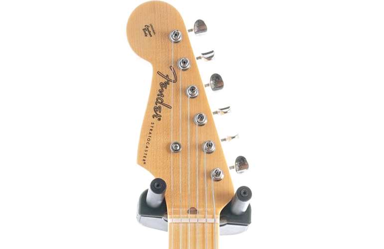 Fender Custom Shop 1955 Vintage Custom Hardtail Stratocaster Time Capsule Finish Wide Fade 2 Colour Sunburst Left Handed #R134566 Fender Custom Shop 1955 Vintage Custom Hardtail Stratocaster Time Capsule Finish Wide Fade 2 Colour Sunburst Left Handed #R134566