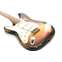 Fender Custom Shop Limited Edition Red Hot Stratocaster Super Heavy Relic Faded Aged Chocolate 3 Colour Sunburst Maple Fingerboard Left Handed #R132377 Front View