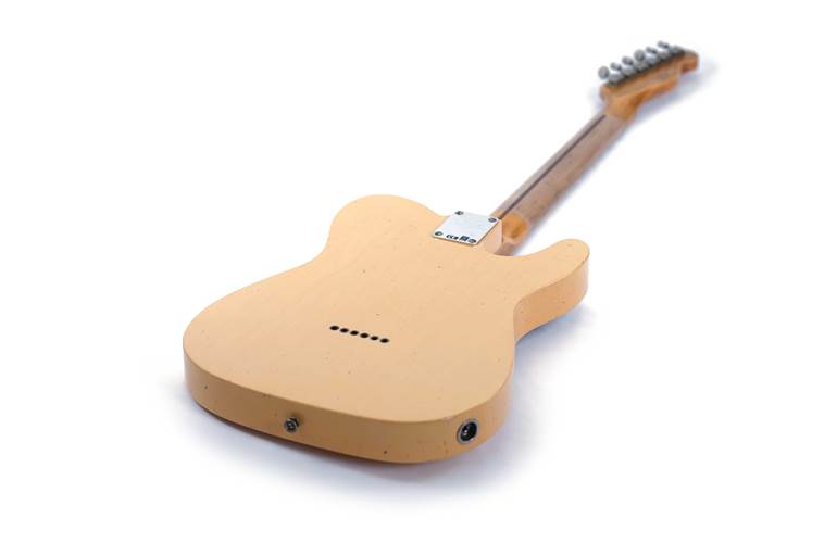 Fender Custom Shop 1952 Telecaster Journeyman Relic Aged Nocaster Blonde Maple Fingerboard Left Handed #R131806 Fender Custom Shop 1952 Telecaster Journeyman Relic Aged Nocaster Blonde Maple Fingerboard Left Handed #R131806