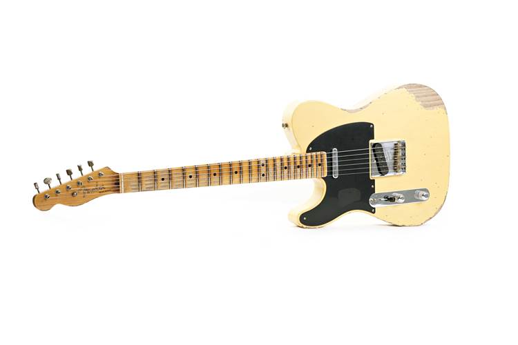 Fender Custom Shop 1952 Telecaster Heavy Relic Aged Nocaster Blonde Maple Fingerboard Left Handed #R131701 Fender Custom Shop 1952 Telecaster Heavy Relic Aged Nocaster Blonde Maple Fingerboard Left Handed #R131701
