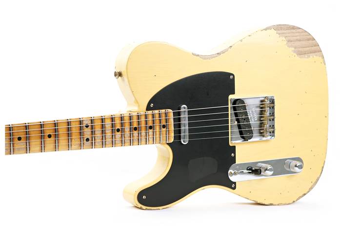 Fender Custom Shop 1952 Telecaster Heavy Relic Aged Nocaster Blonde Maple Fingerboard Left Handed #R131701 Fender Custom Shop 1952 Telecaster Heavy Relic Aged Nocaster Blonde Maple Fingerboard Left Handed #R131701