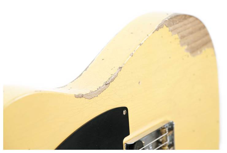 Fender Custom Shop 1952 Telecaster Heavy Relic Aged Nocaster Blonde Maple Fingerboard Left Handed #R131701 Fender Custom Shop 1952 Telecaster Heavy Relic Aged Nocaster Blonde Maple Fingerboard Left Handed #R131701