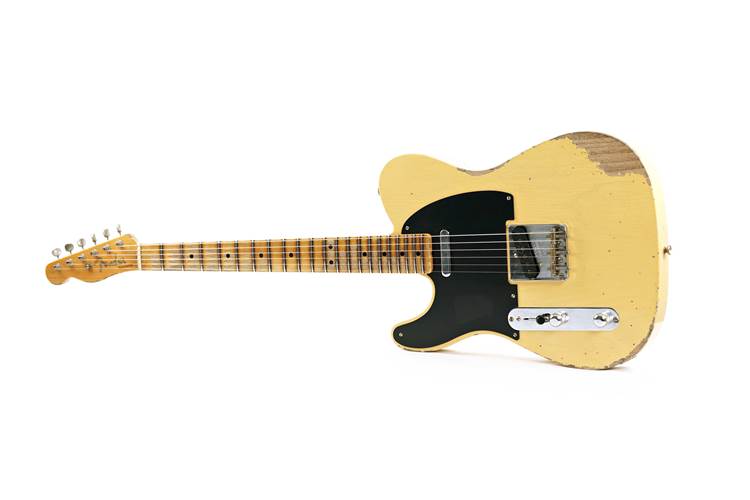 Fender Custom Shop 1952 Telecaster Heavy Relic Aged Nocaster Blonde Maple Fingerboard Left Handed #R131701 Fender Custom Shop 1952 Telecaster Heavy Relic Aged Nocaster Blonde Maple Fingerboard Left Handed #R131701
