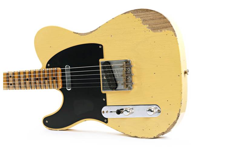 Fender Custom Shop 1952 Telecaster Heavy Relic Aged Nocaster Blonde Maple Fingerboard Left Handed #R131701 Fender Custom Shop 1952 Telecaster Heavy Relic Aged Nocaster Blonde Maple Fingerboard Left Handed #R131701