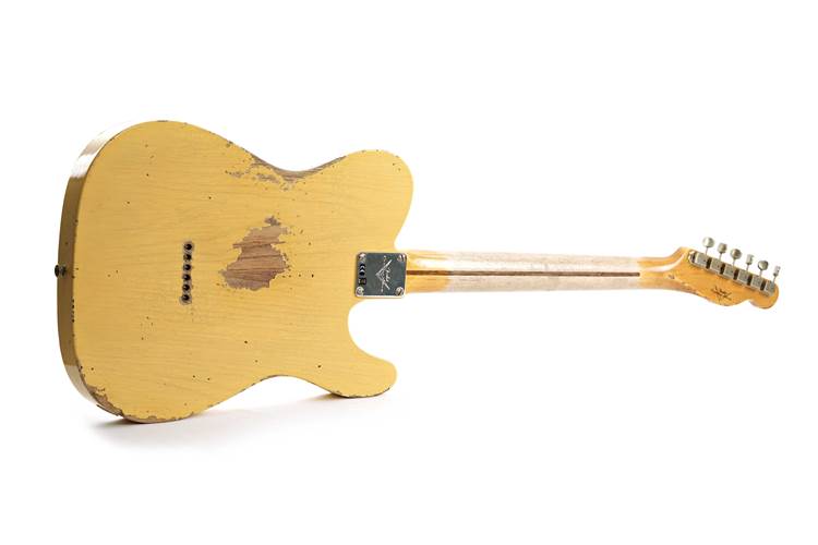 Fender Custom Shop 1952 Telecaster Heavy Relic Aged Nocaster Blonde Maple Fingerboard Left Handed #R131701 Fender Custom Shop 1952 Telecaster Heavy Relic Aged Nocaster Blonde Maple Fingerboard Left Handed #R131701