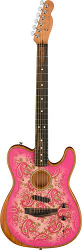 Fender American Acoustasonic Telecaster Pink Paisley guitarguitar UK Exclusive