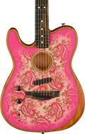 Fender American Acoustasonic Telecaster Pink Paisley Left Handed