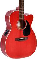 Ditson by Sigma 000C-10E Trans Dark Red