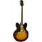 Epiphone Inspired by Gibson ES-335 Vintage Sunburst Left Handed Front View