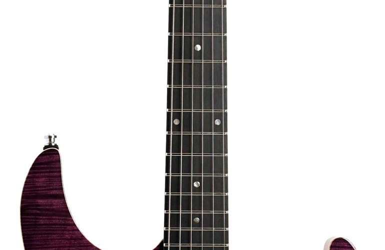 Mayones Aquila Elite S 6 Transparent Natural Fade Purple Burst Out  Mayones Aquila Elite S 6 Transparent Natural Fade Purple Burst Out