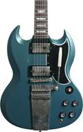 Gibson Custom Shop Murphy Lab 1964 SG Standard Reissue with Maestro Vibrola Light Aged Antique Pelham Blue #303274