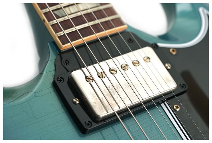 Gibson Custom Shop Murphy Lab 1964 SG Standard Reissue with Maestro Vibrola Light Aged Antique Pelham Blue #303274 Gibson Custom Shop Murphy Lab 1964 SG Standard Reissue with Maestro Vibrola Light Aged Antique Pelham Blue #303274