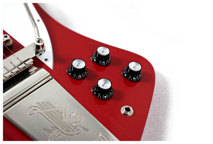 Gibson Custom Shop 1963 Firebird V With Maestro Vibrola Light Aged Cardinal Red #304583 Gibson Custom Shop 1963 Firebird V With Maestro Vibrola Light Aged Cardinal Red #304583