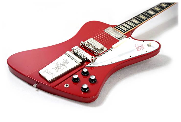 Gibson Custom Shop 1963 Firebird V With Maestro Vibrola Light Aged Cardinal Red #304583 Gibson Custom Shop 1963 Firebird V With Maestro Vibrola Light Aged Cardinal Red #304583