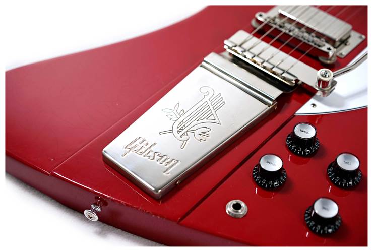 Gibson Custom Shop 1963 Firebird V With Maestro Vibrola Light Aged Cardinal Red #304583 Gibson Custom Shop 1963 Firebird V With Maestro Vibrola Light Aged Cardinal Red #304583