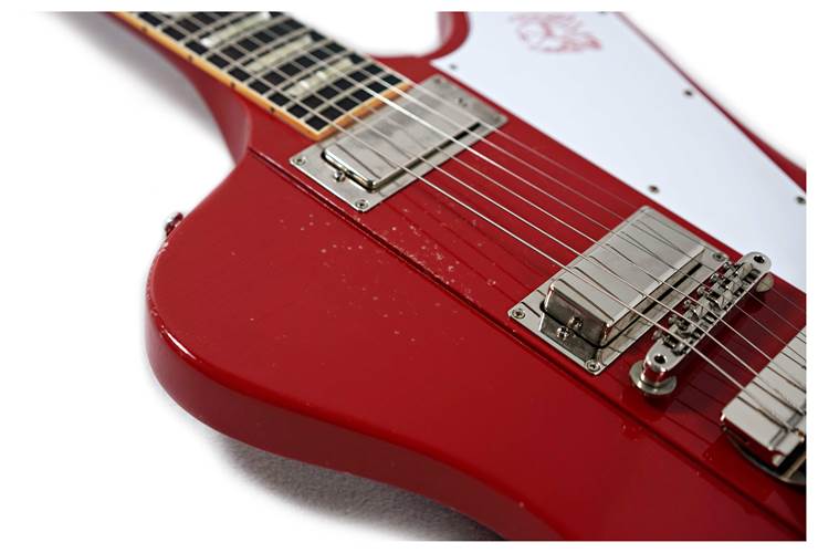 Gibson Custom Shop 1963 Firebird V With Maestro Vibrola Light Aged Cardinal Red #304583 Gibson Custom Shop 1963 Firebird V With Maestro Vibrola Light Aged Cardinal Red #304583