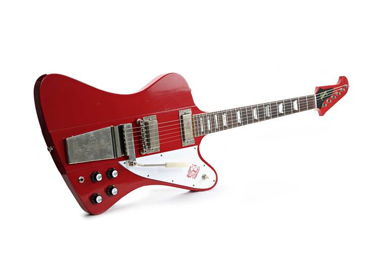 Gibson Custom Shop 1963 Firebird V w/ Maestro Vibrola Light Aged Cardinal Red #400783 Gibson Custom Shop 1963 Firebird V w/ Maestro Vibrola Light Aged Cardinal Red #400783