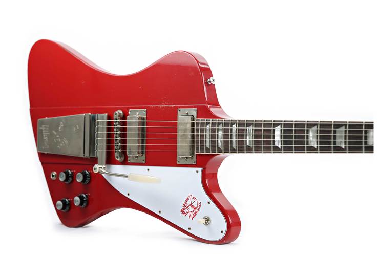 Gibson Custom Shop 1963 Firebird V w/ Maestro Vibrola Light Aged Cardinal Red #400783 Gibson Custom Shop 1963 Firebird V w/ Maestro Vibrola Light Aged Cardinal Red #400783