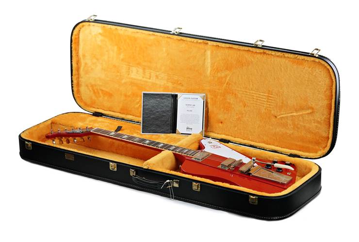 Gibson Custom Shop 1963 Firebird V w/ Maestro Vibrola Light Aged Cardinal Red #400783 Gibson Custom Shop 1963 Firebird V w/ Maestro Vibrola Light Aged Cardinal Red #400783