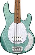 Music Man Sterling StingRay Ray34 Seafoam Sparkle Roasted Maple Fingerboard