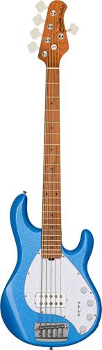 Music Man Sterling StingRay Ray35 Blue Sparkle Roasted Maple Fingerboard
