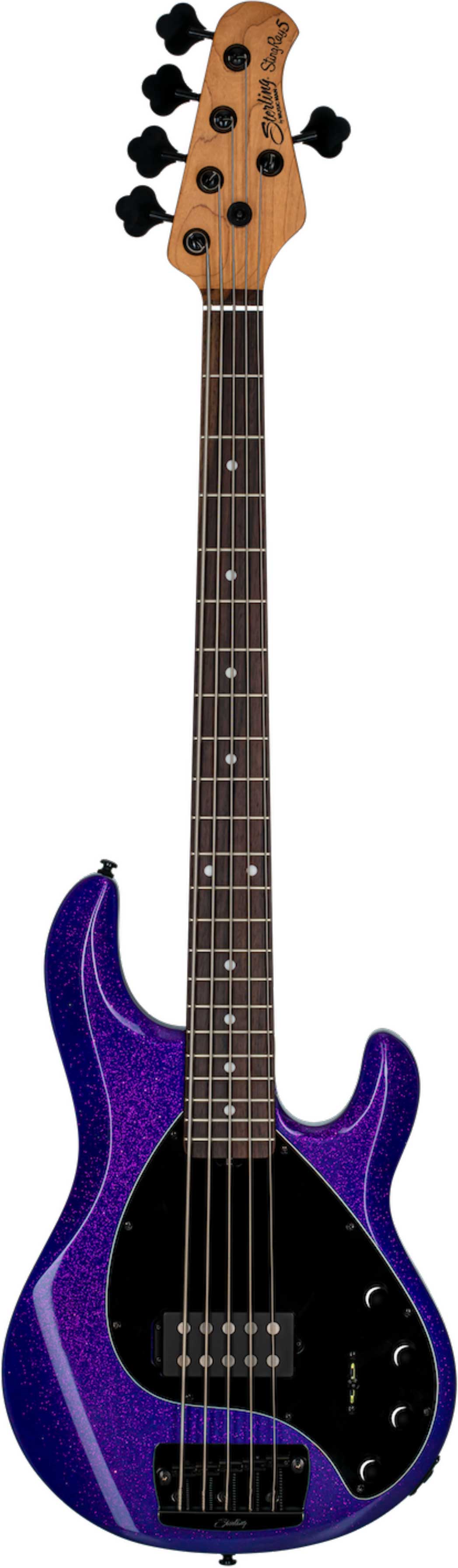 purple bass guitar strings