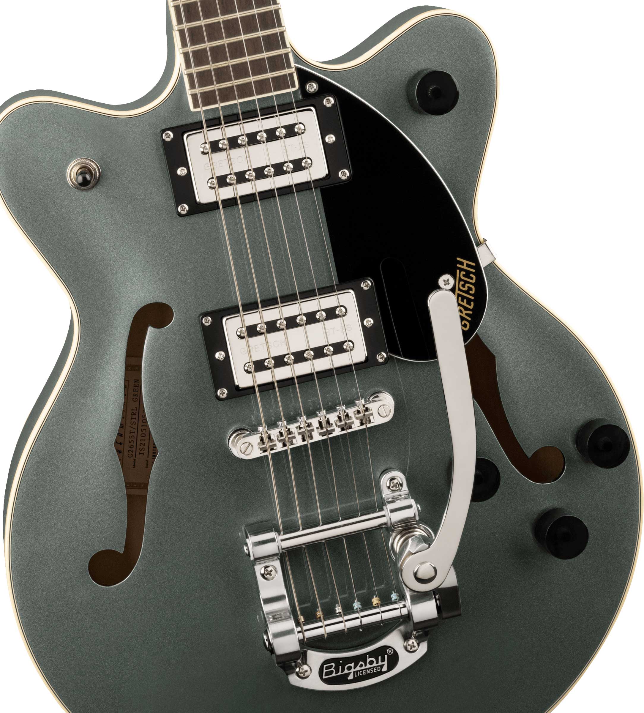 Gretsch G2655T Streamliner Centre Block Junior Double Cut Stirling Green