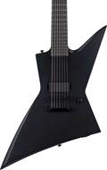 ESP LTD EX-7 Baritone Black Metal Black Satin