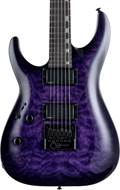 ESP LTD H-1000 Evertune Quilted Maple See Thru Purple Sunburst Left Handed