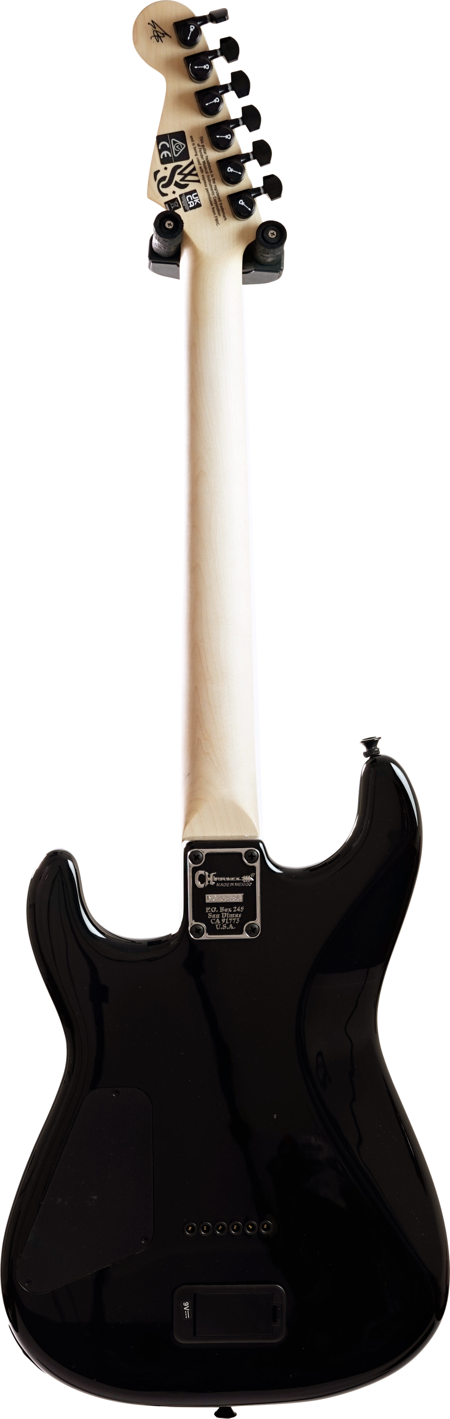 Charvel Sean Long Signature Pro-Mod San Dimas Style 1 HH HT Gloss Black Maple Fingerboard (Ex-Demo) #MC253586