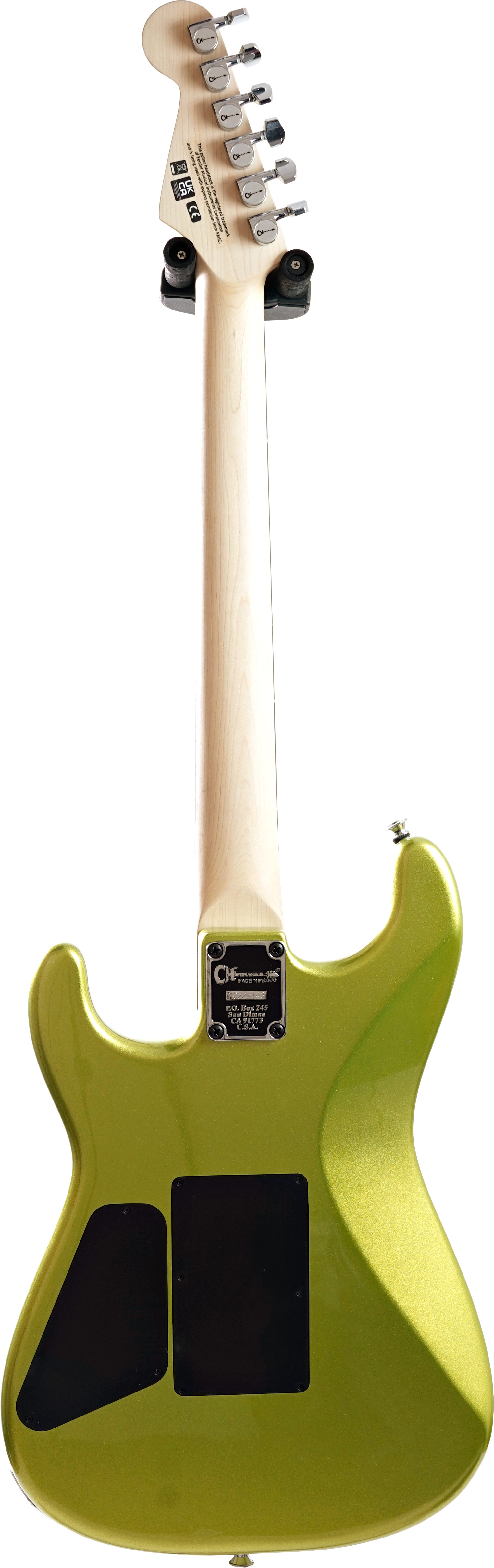 Charvel Pro-Mod San Dimas Style 1 HH FR E Lime Green Metallic Ebony Fingerboard (Nearly New) #MC226143