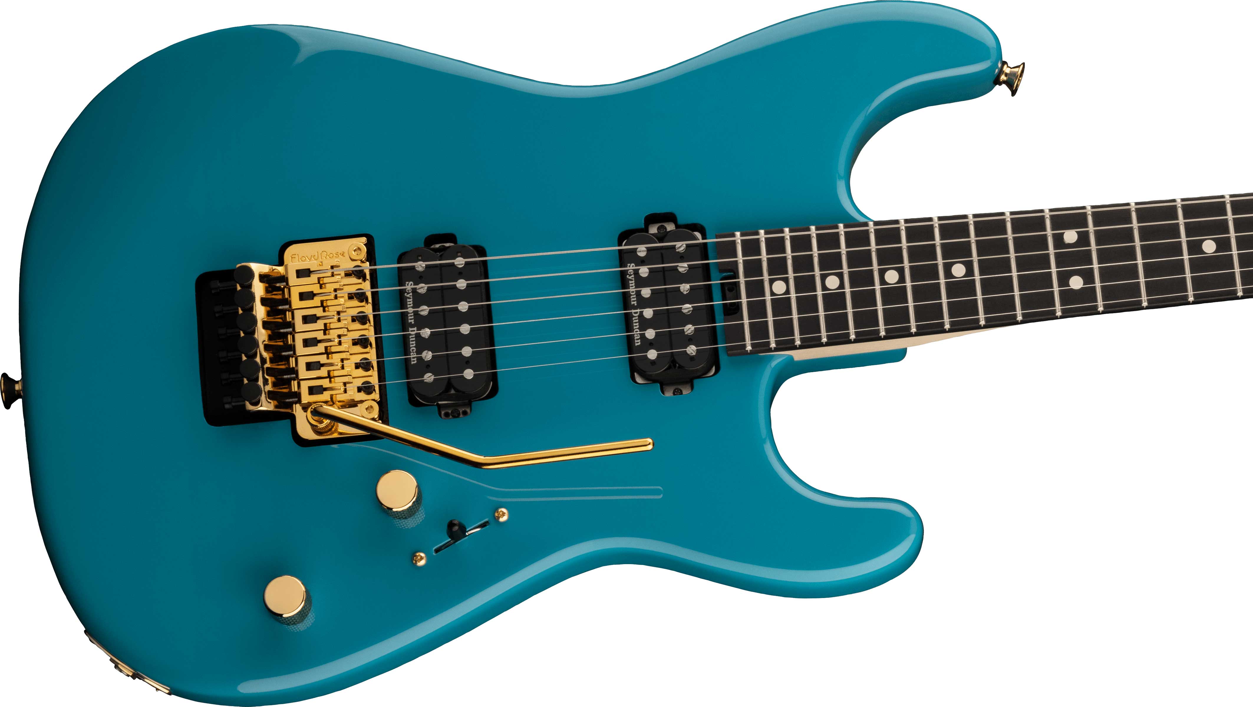 Charvel Pro-Mod San Dimas Style 1 HH FR E Miami Blue Ebony Fingerboard