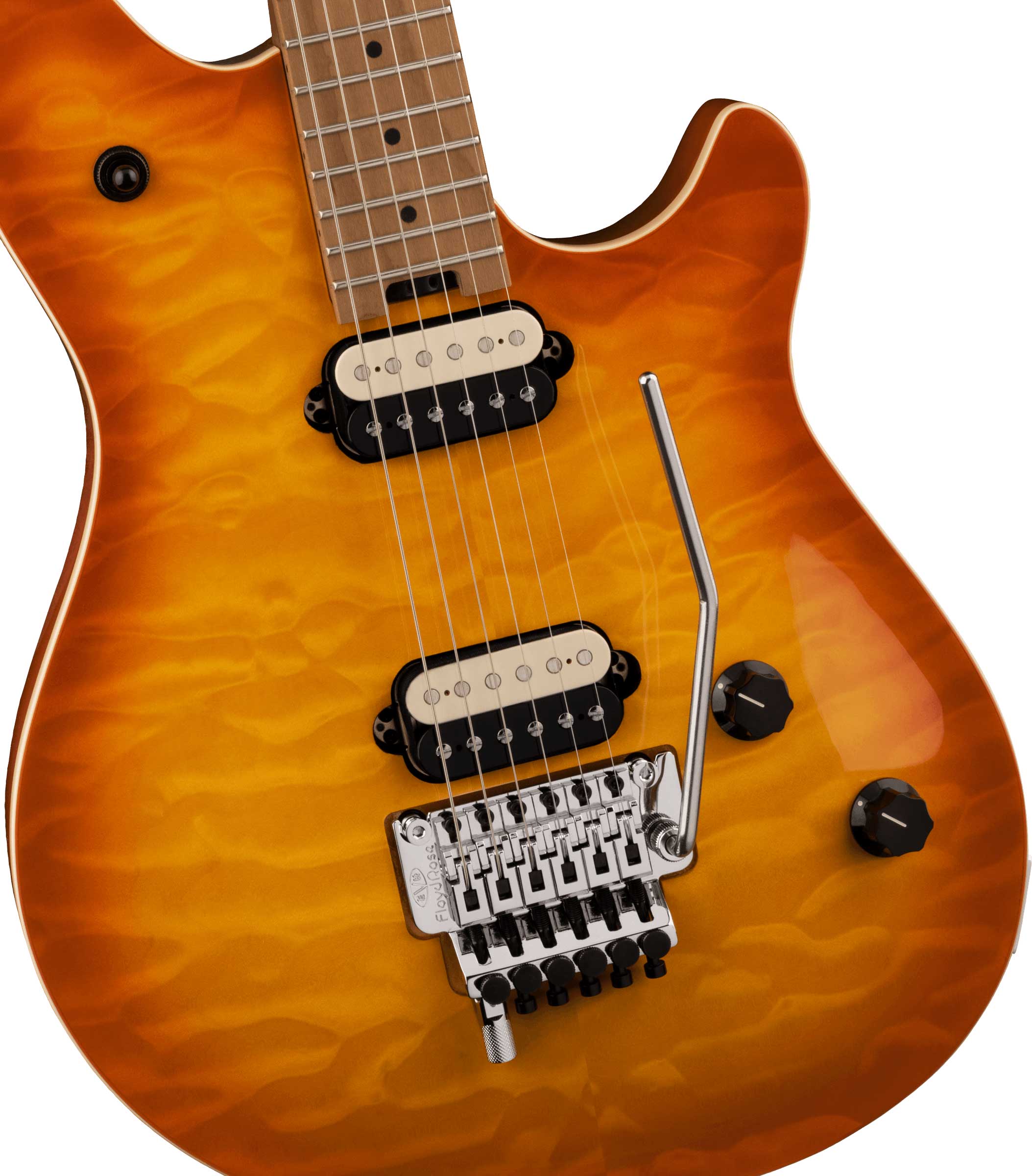 EVH Wolfgang Special Quilt Solar Maple Fingerboard