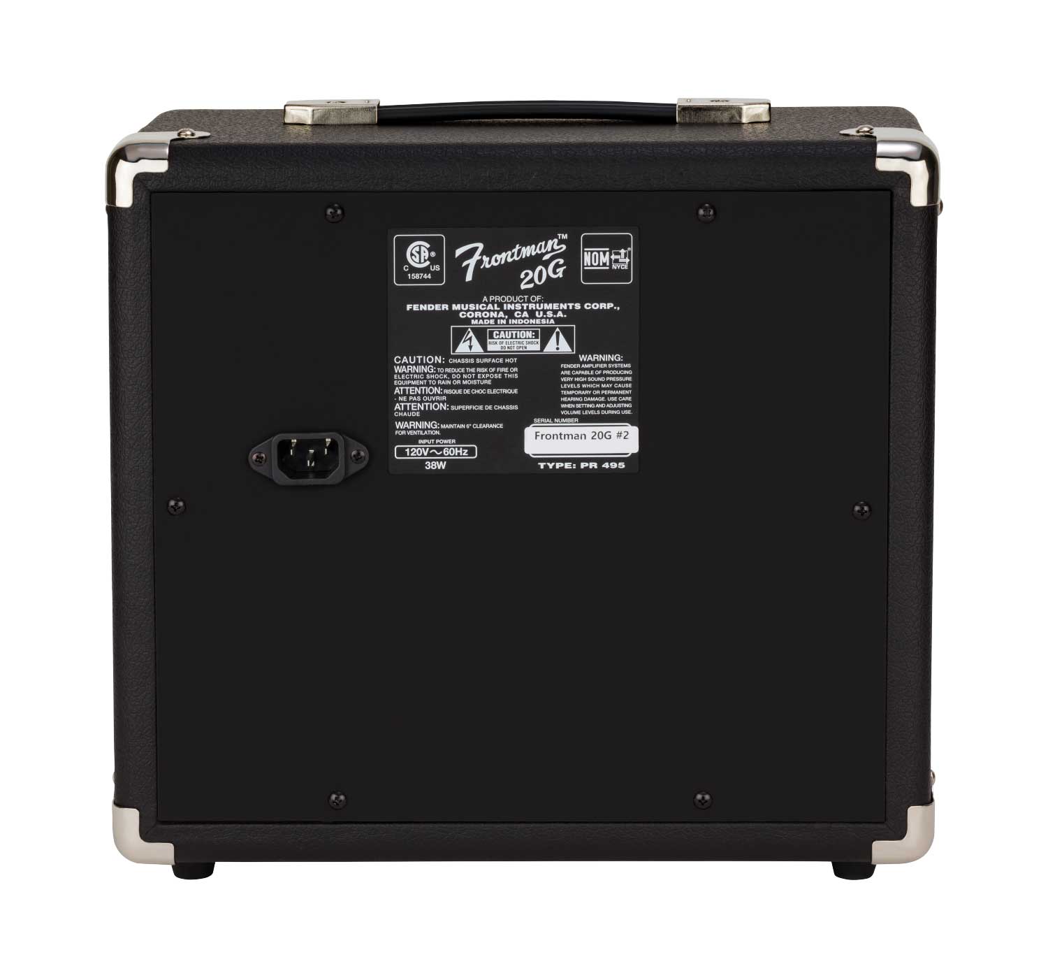 Fender Frontman 20G, 230V UK Combo Practice Amp