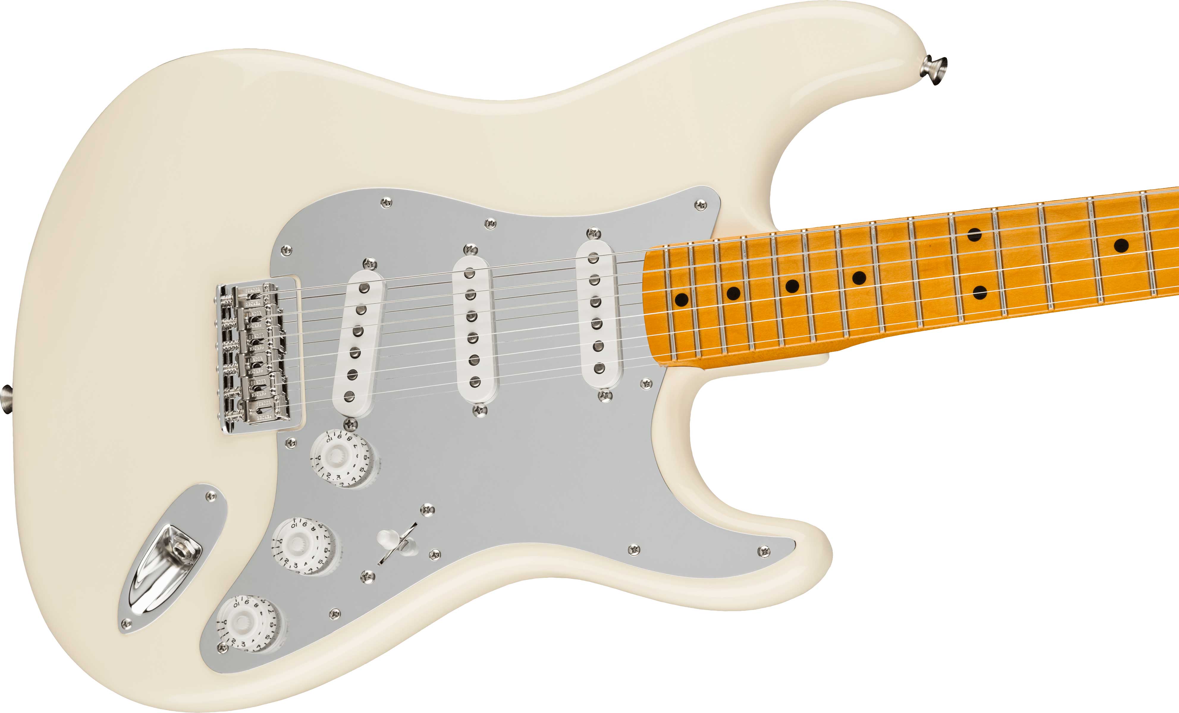 Fender Nile Rodgers Hitmaker Stratocaster Olympic White Maple Fingerboard