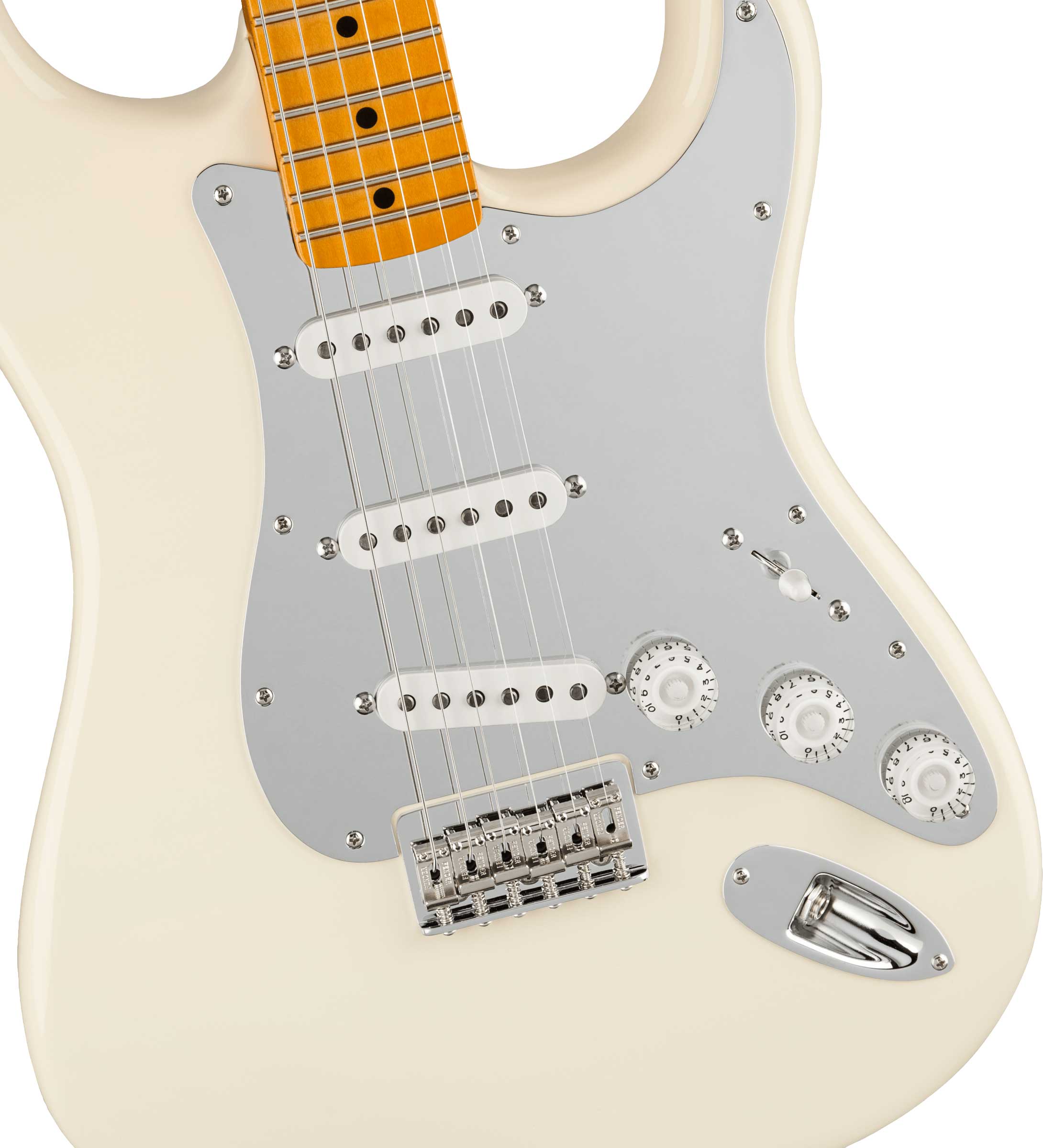 Fender Nile Rodgers Hitmaker Stratocaster Olympic White Maple Fingerboard