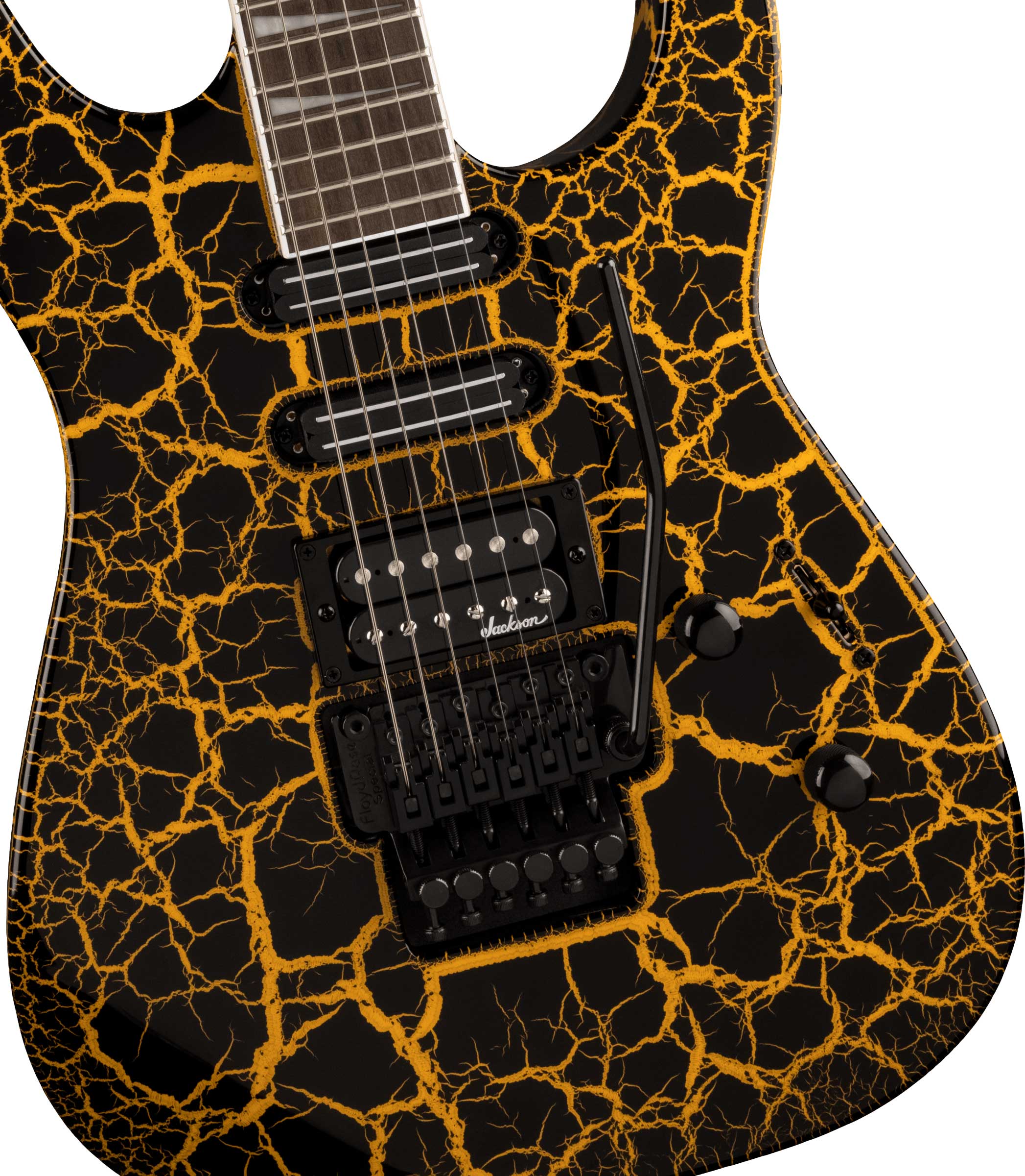 Jackson  X Series Soloist SL3X DX Yellow Crackle Indian Laurel Fingerboard