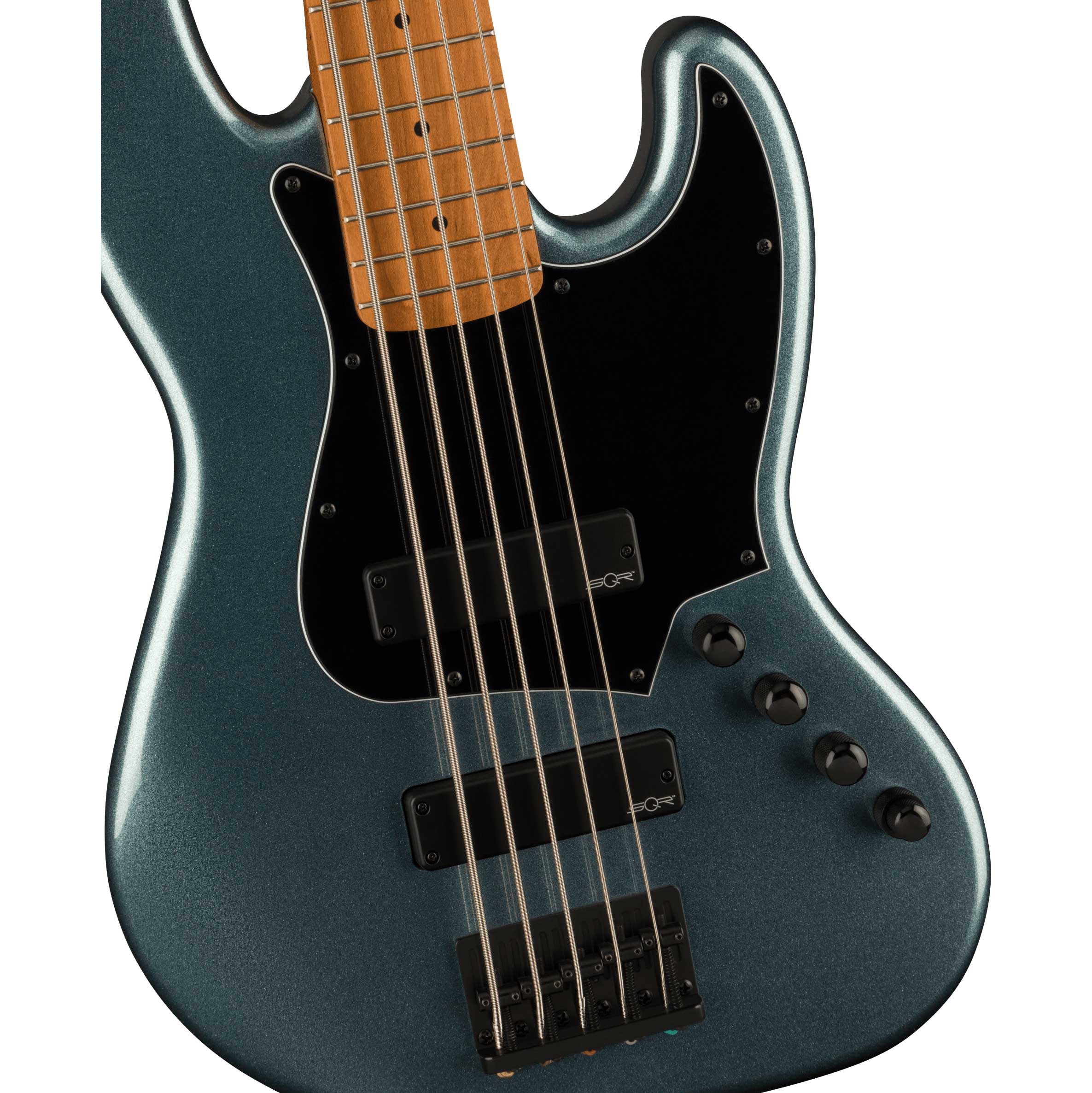Squier Contemporary Active Jazz Bass HH V Gunmetal Metallic 